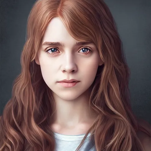 Prompt: 2 5 year old hermione granger, professionally retouched, realistic, smooth face, perfect eyes, symmetrical, full body shot, wide angle, sharp focus, 8 k high definition, insanely detailed, intricate, elegant, art by artgerm