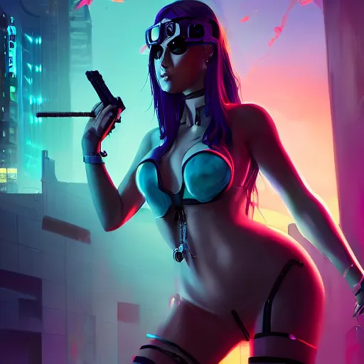 Image similar to cyberpunk goddess female, art gta 5 cover, official fanart behance hd artstation by jesper ejsing, by rhads, makoto shinkai and lois van baarle, ilya kuvshinov, ossdraws