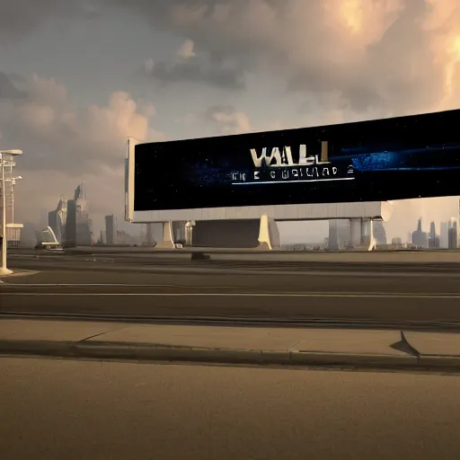 Image similar to sci-fi cars : wall near structure on : the coronation of napoleon painting : and digital billboard in the middle, unreal engine 5, keyshot, octane, artstation trending, ultra high detail, ultra realistic, cinematic, 8k, 16k, in style of zaha hadid, in plastic, dark, tilt shift,