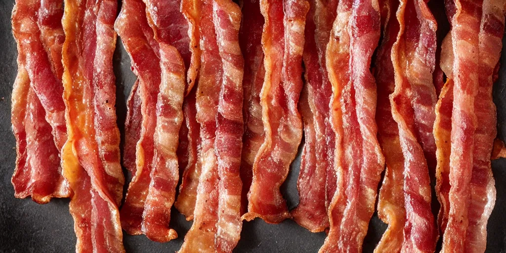 Prompt: the most baconiest bacon that ever baconed so much bacon you can't even comprehend how much bacon there is even more bacon