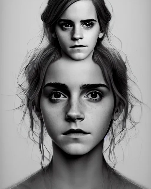 Prompt: emma watson as hermione cast magic spell, hogwarts, d & d, soft diffused light, bjork aesthetic, translucent, by rineke dijkstra and artgerm, intricate details, highly detailed, masterpiece,