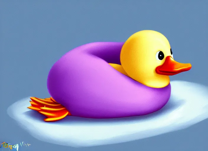 Prompt: cute duck tucked in bed and going to sleep, by disney pixar, digital painting, trending on artstation, award winning art, stylized painting