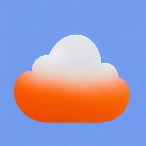 Image similar to happy cloud app logo, digital art, award winning