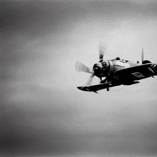 Image similar to stuka dive bomber diving down, motion blur