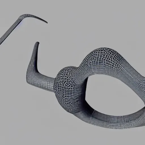 Prompt: 3d printed prosthetic , parametric design