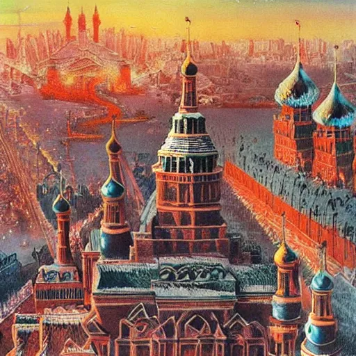 Prompt: fantasy_artwork_hyper_detailed_very_very_very_very_very_very_very_very_very_very_very_very_very_very_very_very_very beautiful painting of Dragon invasion of Moscow, matte painting