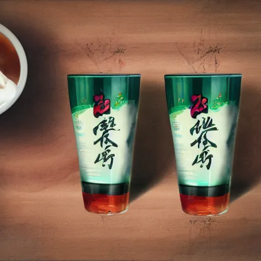 Prompt: 一 杯 珍 珠 奶 茶