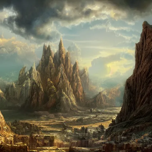 Image similar to intricate matte painting