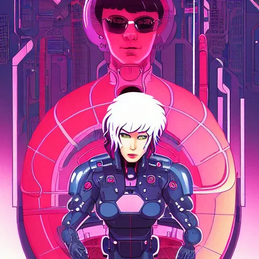 Image similar to ghost in the shell by josan gonzales