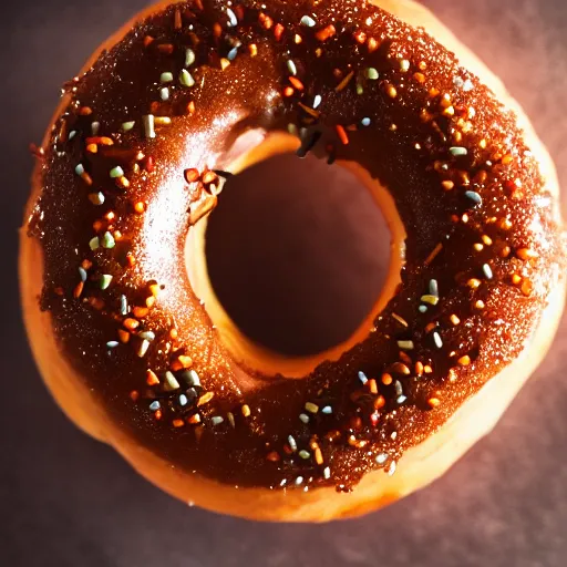 Image similar to a picture of a donut, 4k, hdr, professional food photography