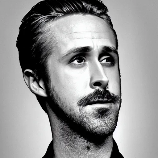 Image similar to portrait of ryan gosling as a 1 8 th century french aristocrat, large mustache,