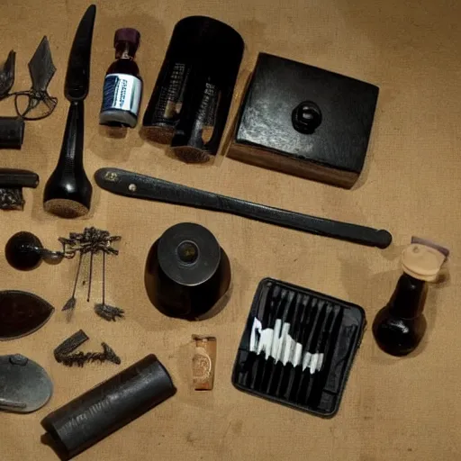 Image similar to strange torture kit found in romanian dungeon