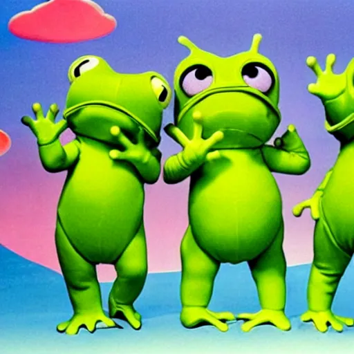 Image similar to Frog Teletubbies!!!!!!