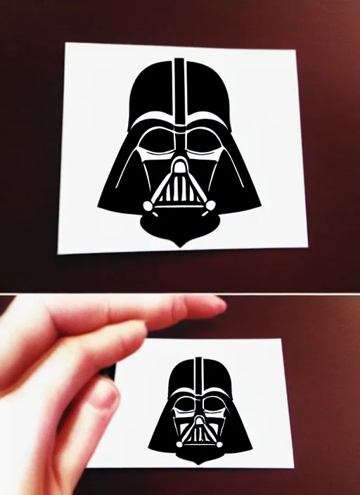 Darth Vader iPhone Stickers - Star Wars Inspired Decals - Mirshka Studio