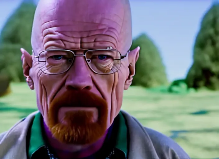 Image similar to film still of walter white in trolls 2 : world tour movie 2 0 2 0, 8 k