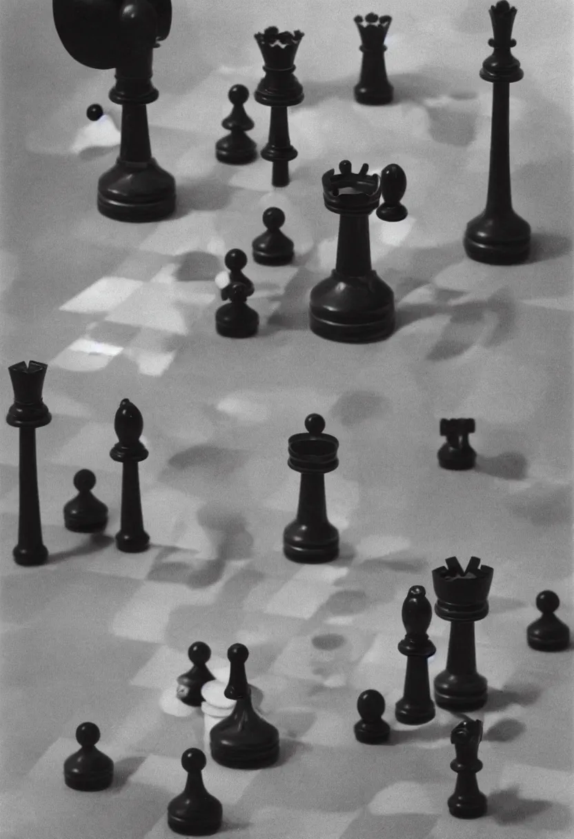 Image similar to a singular chess machine by Marcel Duchamp, simple readymade object on a pedestal, courtesy of Centre Pompidou, archive photography by Richard Avedon