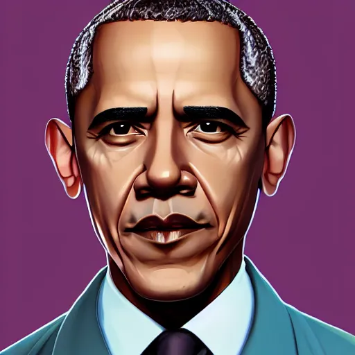 Prompt: barack obama as dr emmet brown by michael whelan and tomer hanuka, close up portrait full of details, by makoto shinkai and thomas kinkade, matte painting, trending on artstation and unreal engine
