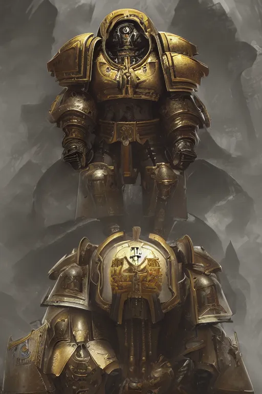 Image similar to armor portrait heros warhammer 4 0 k horus heresy fanart - the primarchs emperor by johannes helgeson animated with vfx concept artist & illustrator global illumination ray tracing hdr fanart arstation zbrush central hardmesh 8 k octane renderer comics stylized