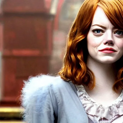 Prompt: emma stone as hermione granger