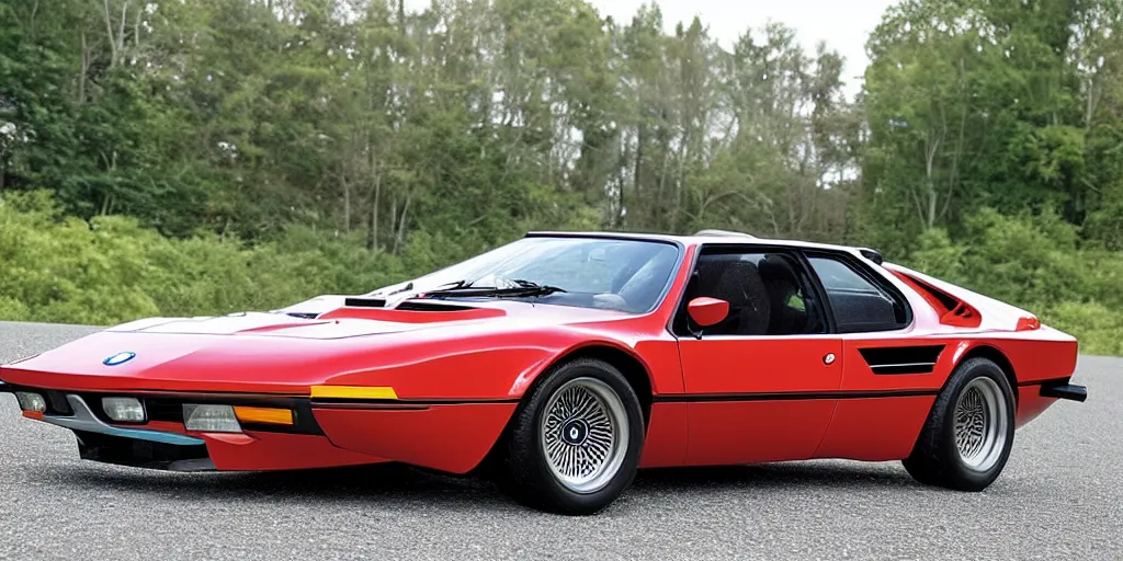 Image similar to “1970s BMW M1”