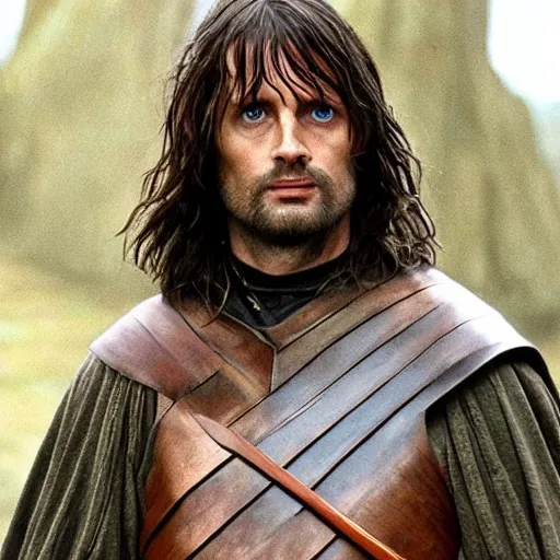 Image similar to Ewen McGreggor as Aragorn