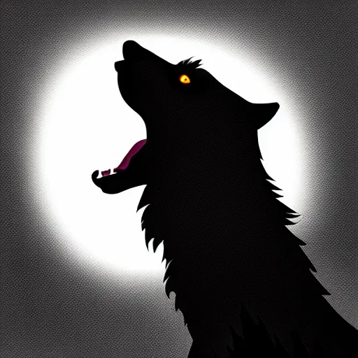 Prompt: werewolf howling at the full moon, photorealistic, artstation