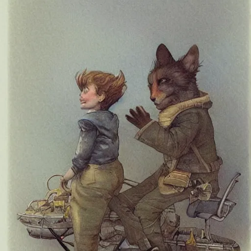 Prompt: (((((((((((retro rocketship))))))))))) . muted colors. by Jean-Baptiste Monge !!!!!!!!!!!!!!!!!!!!!!!!!!!!!!!!!!!!!!!!