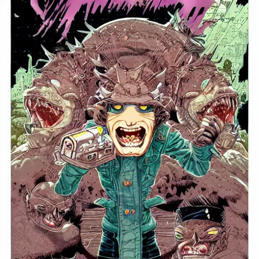 Image similar to head eating itself, by yoichi hatakenaka, masamune shirow, josan gonzales and dan mumford