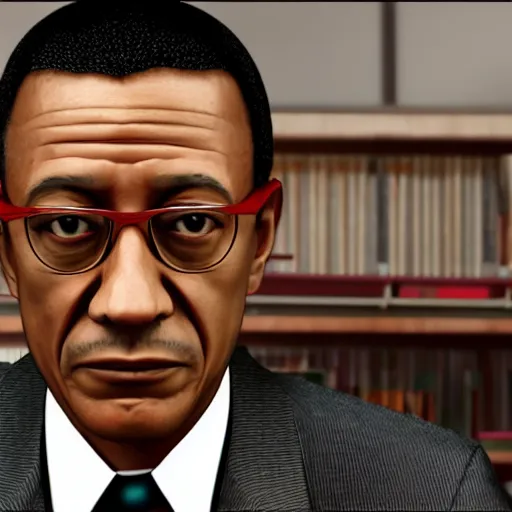 Prompt: Linguini as gustavo fring from breaking bad, 8k, photorealistic,