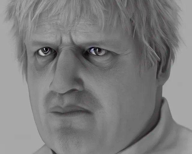 Image similar to boris johnson in lord of the rings, character art, by various concept artists, redshift render, hyperrealistic face, photorealistic render