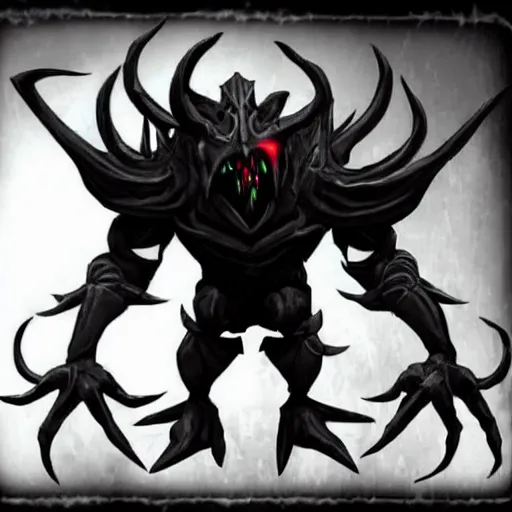 Image similar to shadow fiend in Dota 2