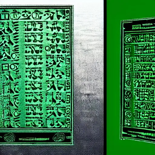 Image similar to the emerald tablets of the matrix, truth reveal