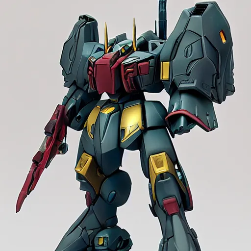 Prompt: sazabi, realistic, metal shaded