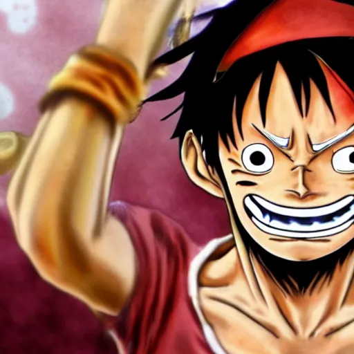 Prompt: Monkey D. Luffy photorealistic