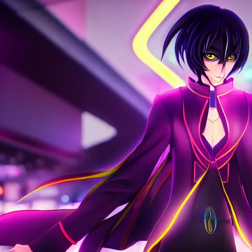 Steam Workshop::Code Geass Lelouch in HD 4K with eye and particles