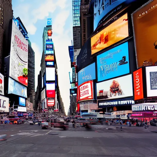 Prompt: 8k high resolution photograph of New York Times Square