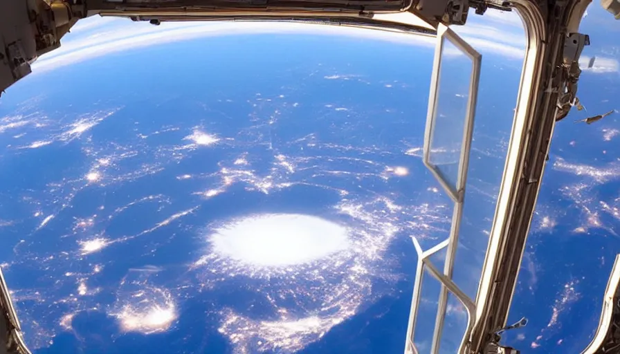 nasa space station window