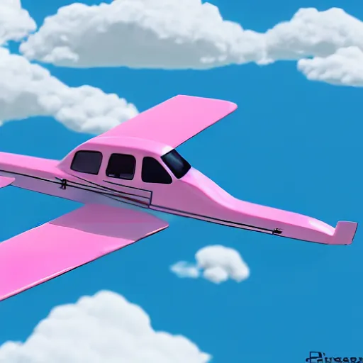 Image similar to Rose Quartz flying with a handsome brunette pilot, cessna glider plane, 3d, Steven Universe style,