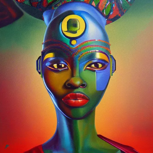 Image similar to If you really love me won't you tell me, then I won't have to be playing around, high quality oil painting afrofuturism, surrealism