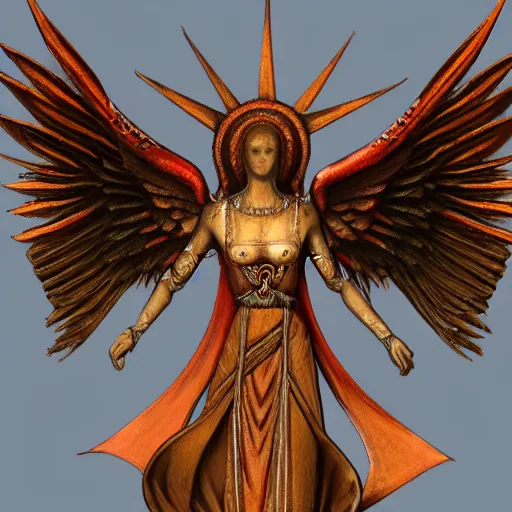 Image similar to seraphim, detailed, realistic