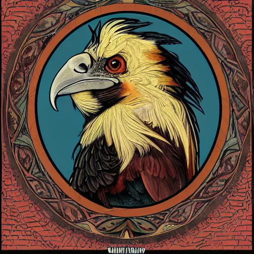 Bearded Vulture - Carrion through the Chaos - Sticker – Animals Anonymous  Apparel