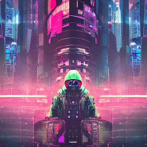 Image similar to cyberpunk art by kobe sek