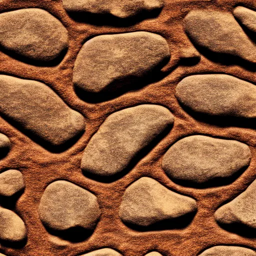 Prompt: texture art of a brown rock