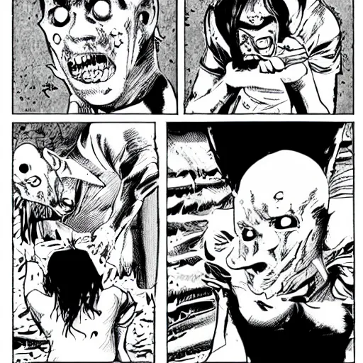 Image similar to horror comic