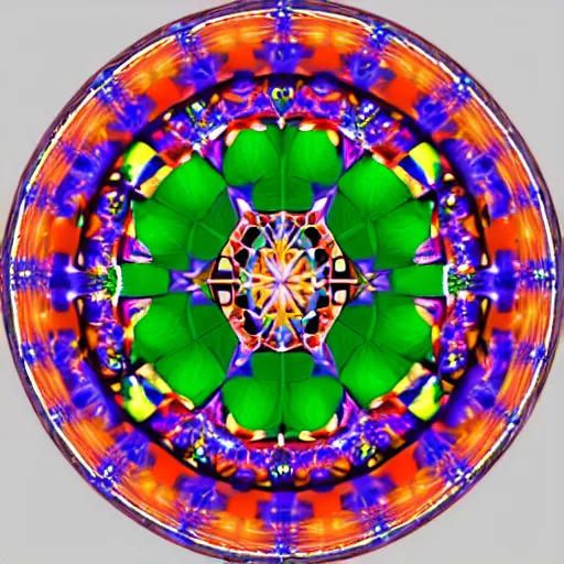 Image similar to Pysanky kaleidoscope magic circle