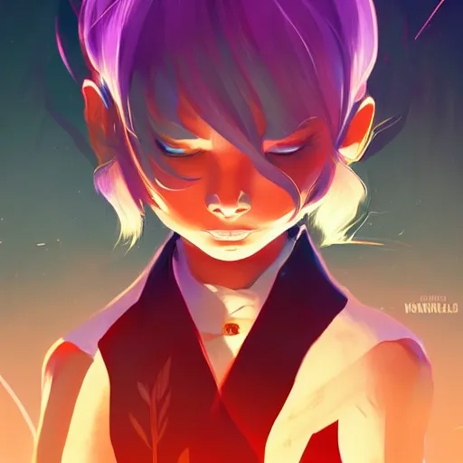 Image similar to magic skill danger sense stylized digital illustration video game icon artstation lois van baarle, ilya kuvshinov, rossdraws,