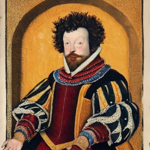 Image similar to 16th century King Ronald mcdonald