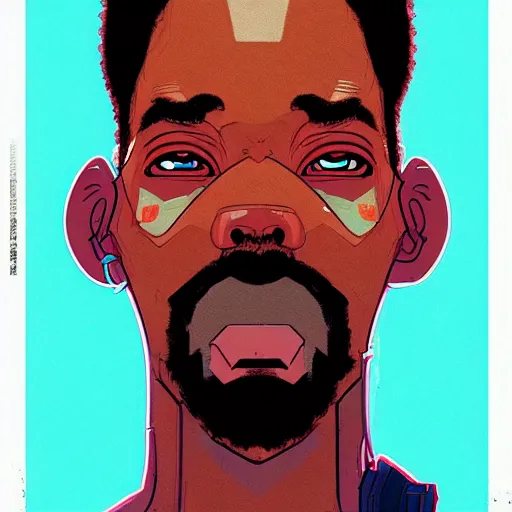 Image similar to a study of cell shaded portrait of Axel Foley 1 concept art, llustration, post grunge, concept art by josan gonzales and wlop, by james jean, Victo ngai, David Rubín, Mike Mignola, Laurie Greasley, highly detailed, sharp focus, alien, Trending on Artstation, HQ, deviantart, art by artgem