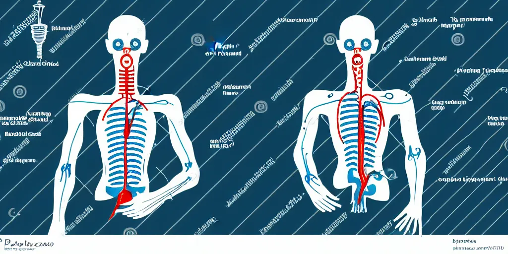 Image similar to technical diagram blueprint of anthropomorphic anatomical sip technician, performance enhanced salesman anatomy, snake oil sip tech technical blueprint plan