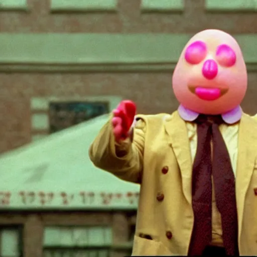 Image similar to Mr Blobby in The Matrix (1999)